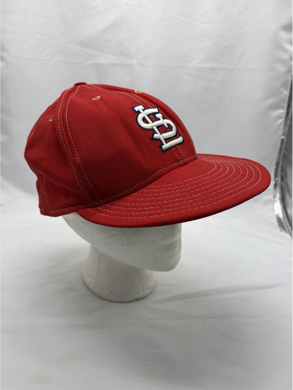 ANNCO St. Louis Cardinals Stretch Elastic 8 3/4 Fitted Hat Cap 70’s -80’s